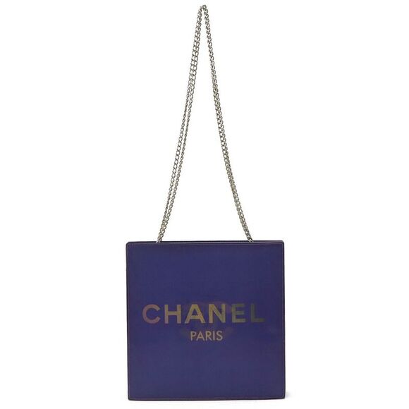 CHANEL Handbags - Chanel PVC Coco Mark Chain Shoulder Bag Purple